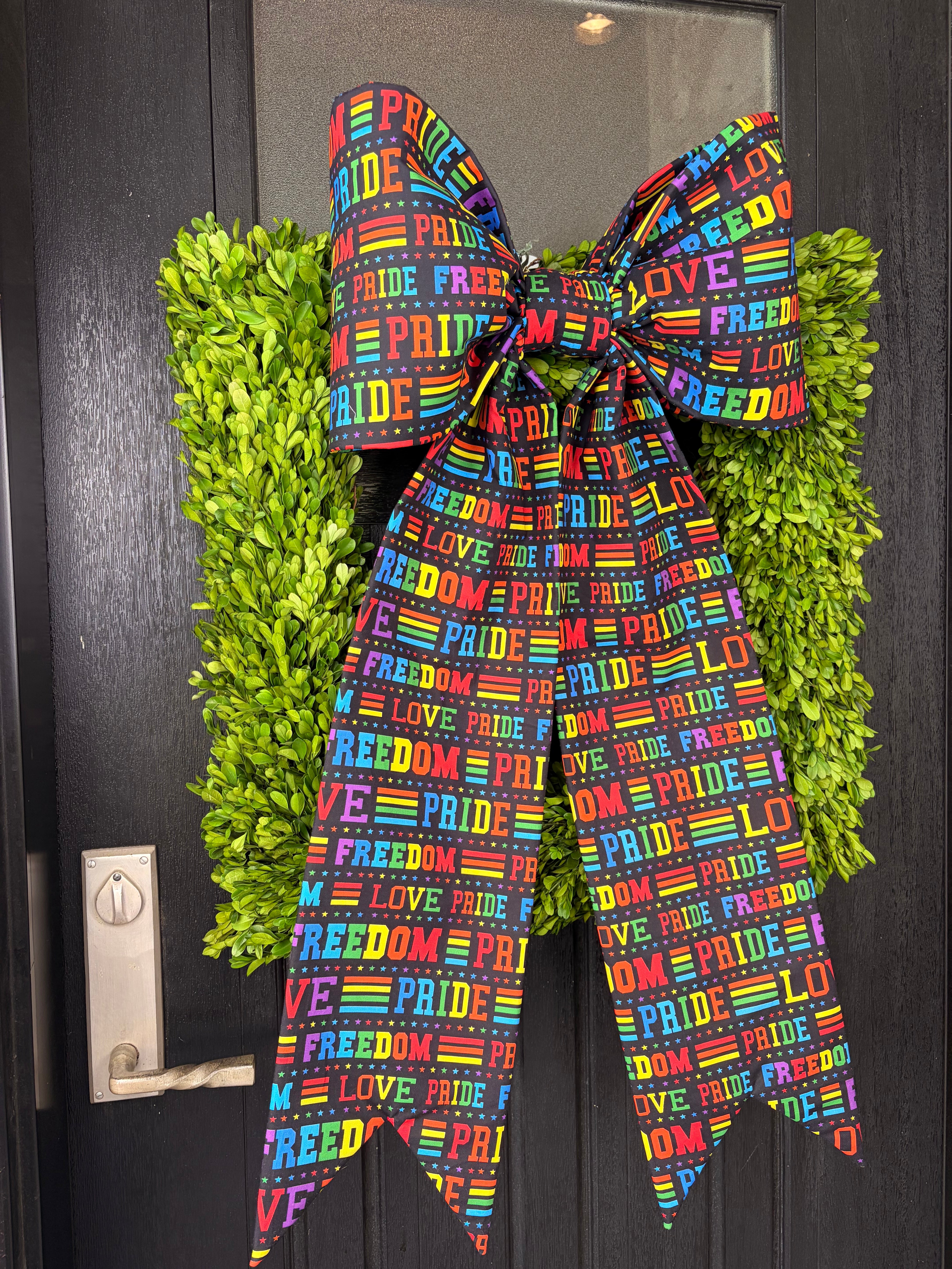 The Pride Typography Bow