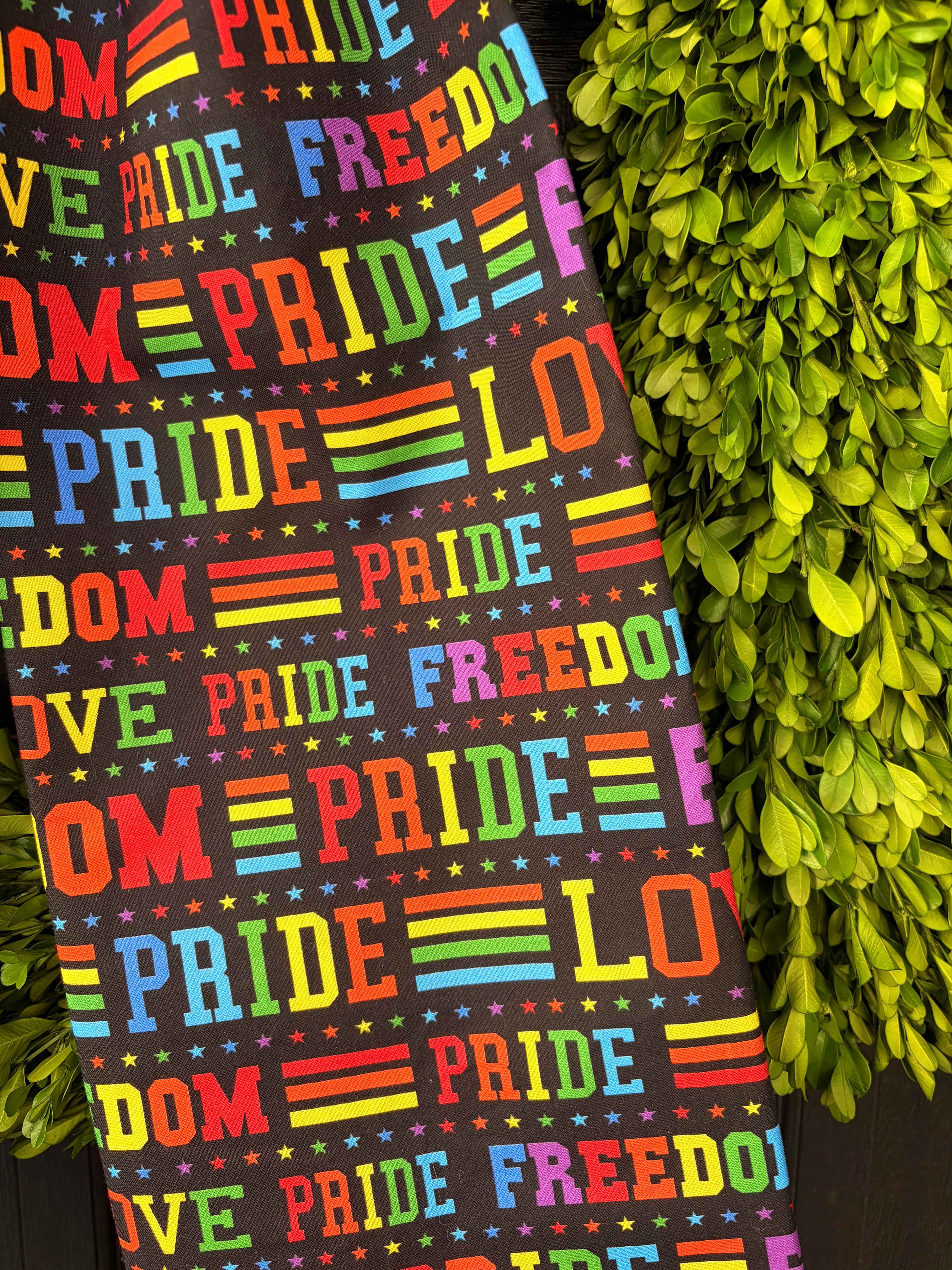 The Pride Typography Bow