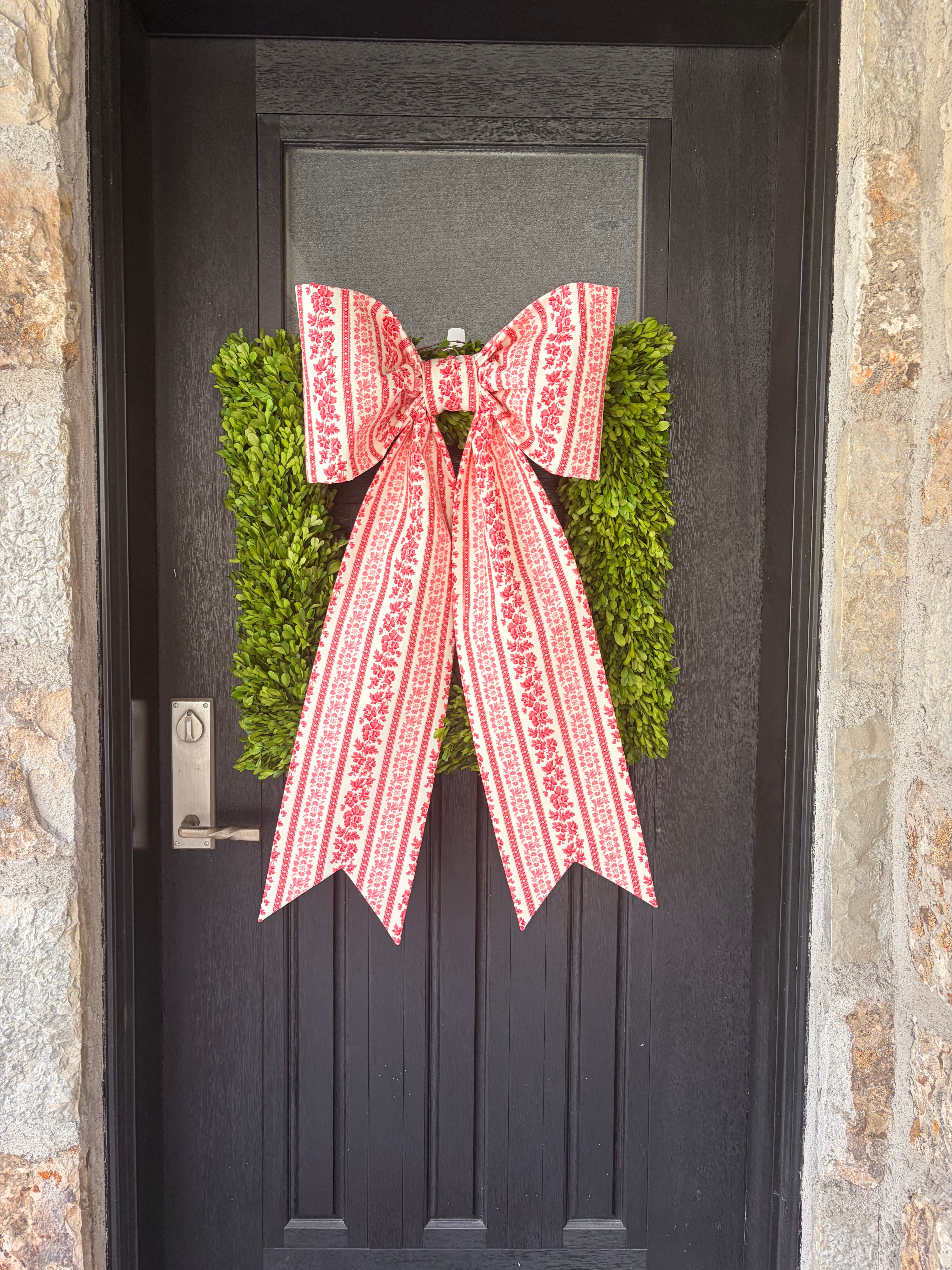 The Rouge Provençal Stripe Bow