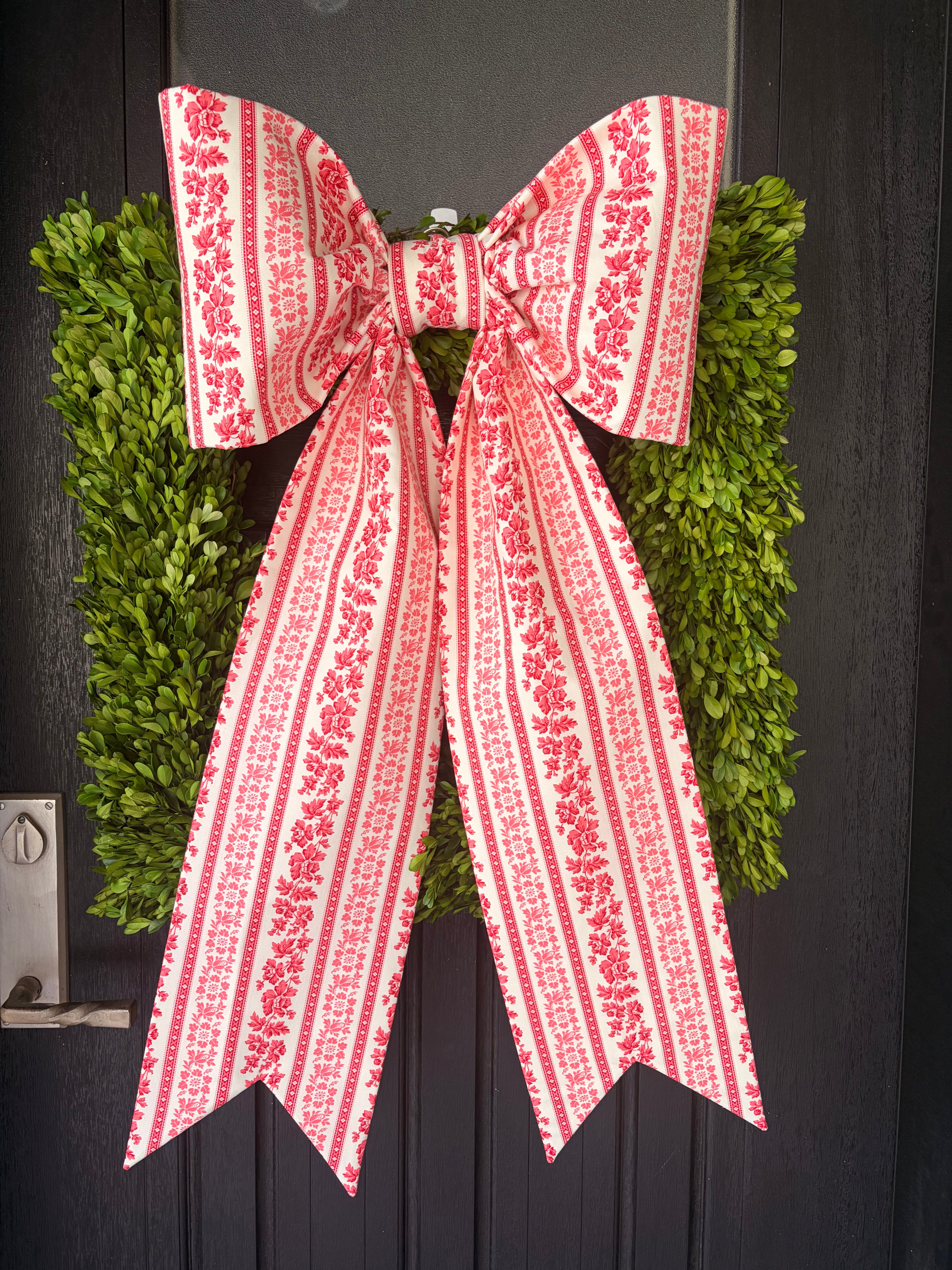 The Rouge Provençal Stripe Bow