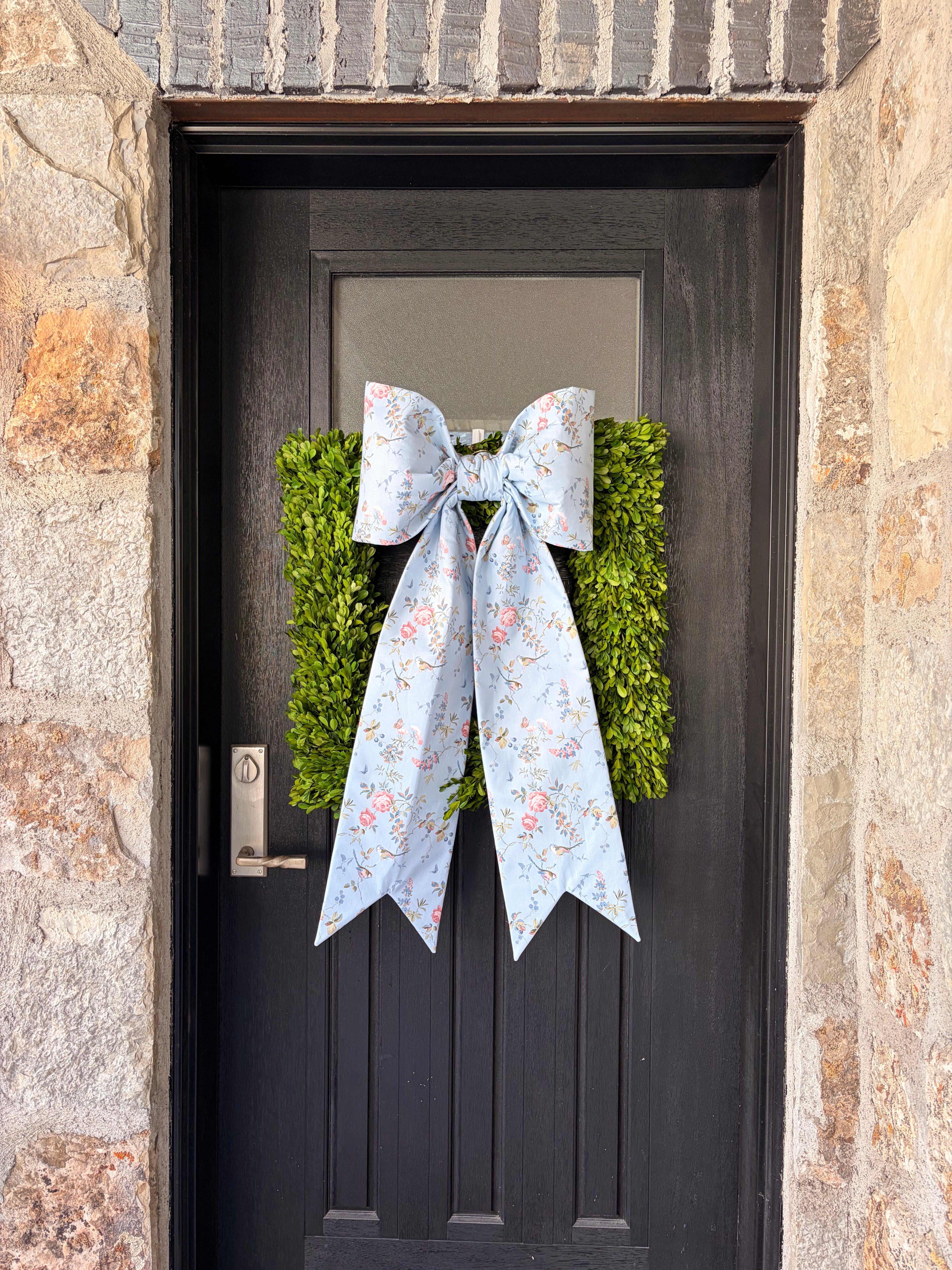 The Bluebird and Blooms Bow