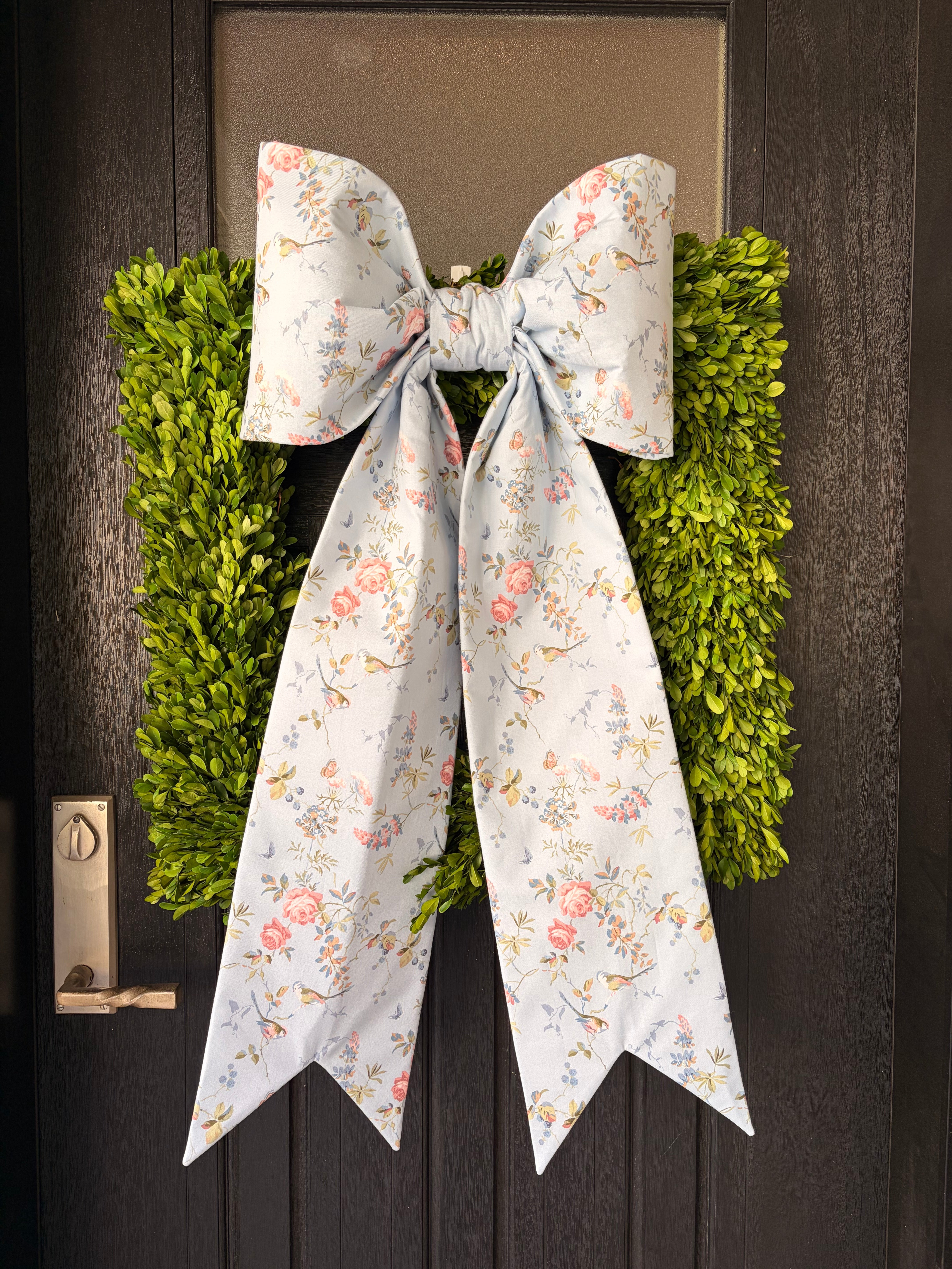 The Bluebird and Blooms Bow