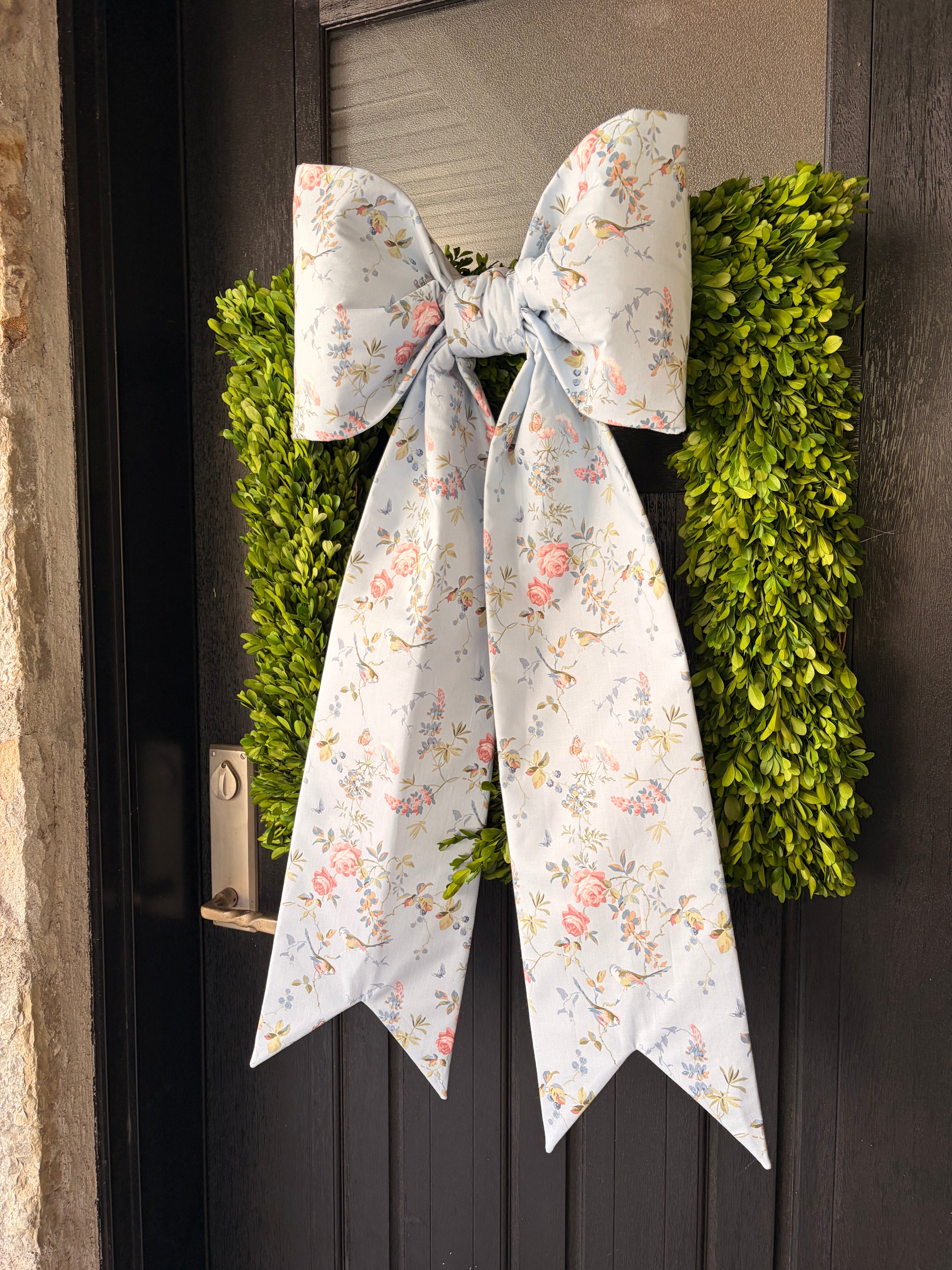 The Bluebird and Blooms Bow