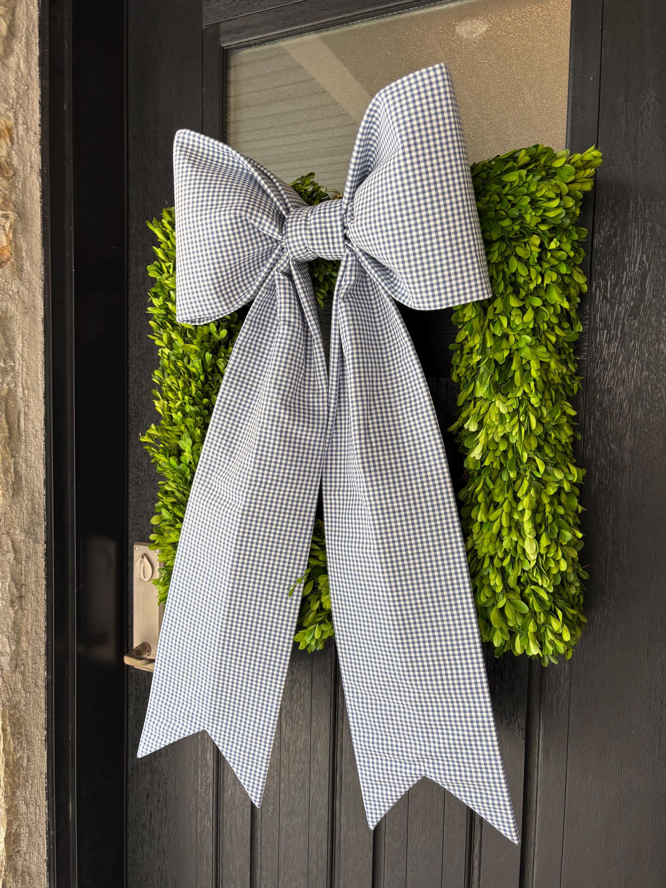 Summer Shore Gingham Bow