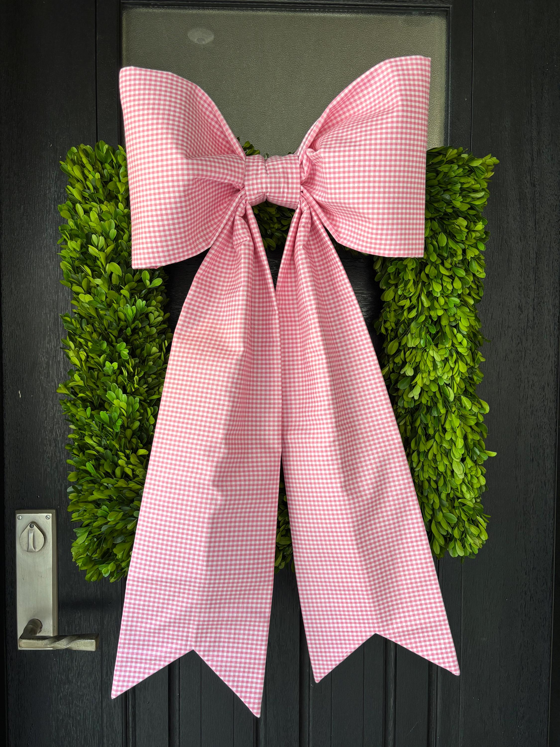 Petite Rouge Gingham Bow