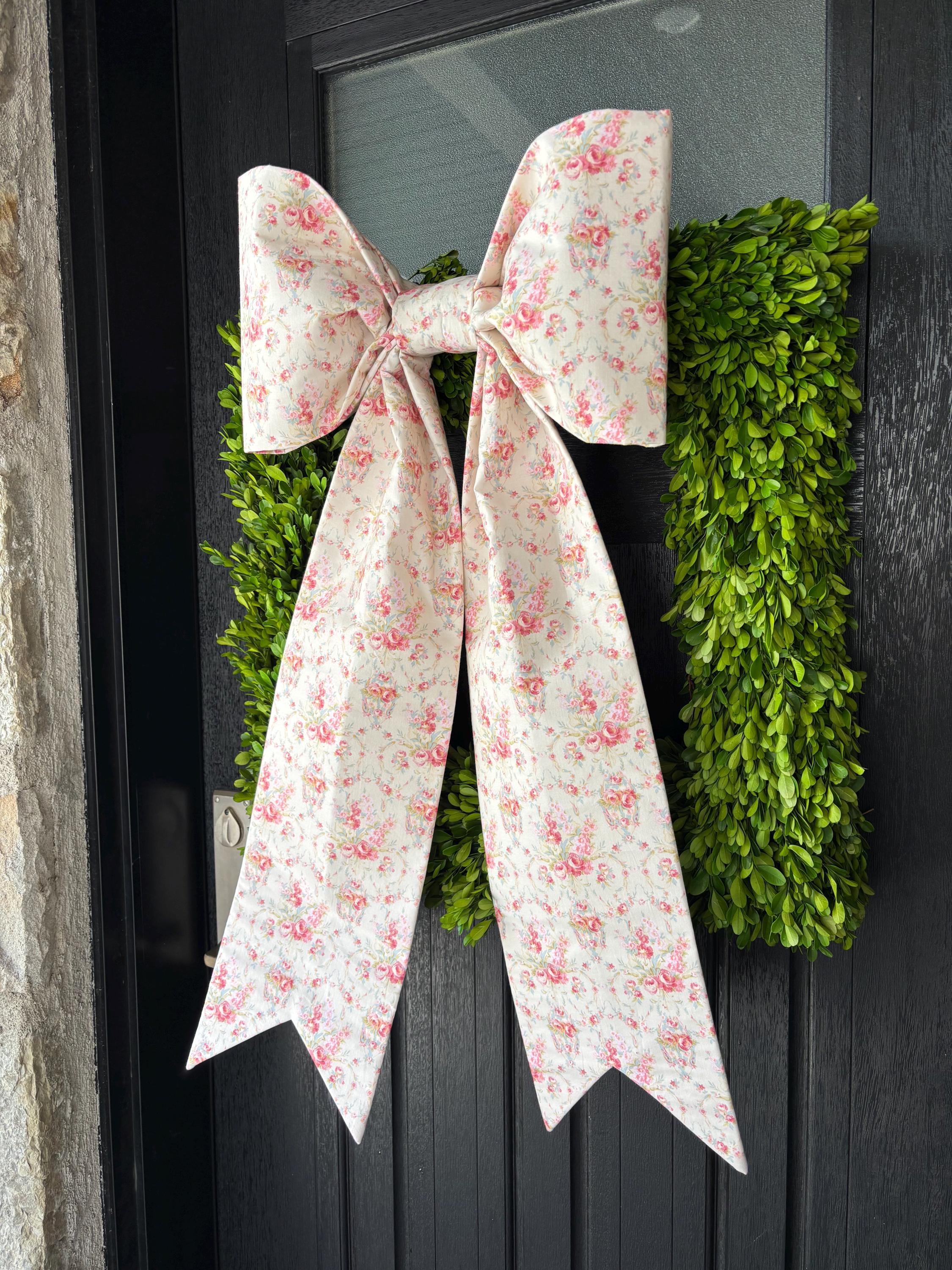 Cottage Rose Bow