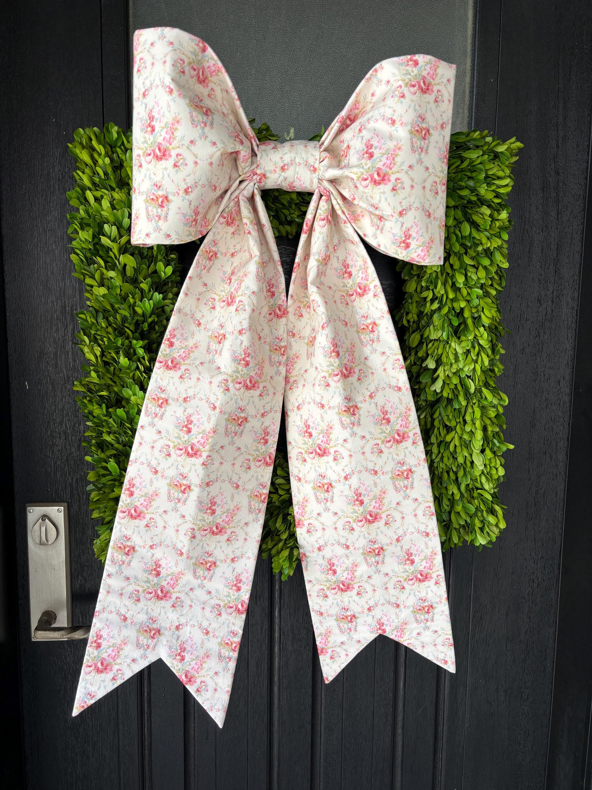 Cottage Rose Bow