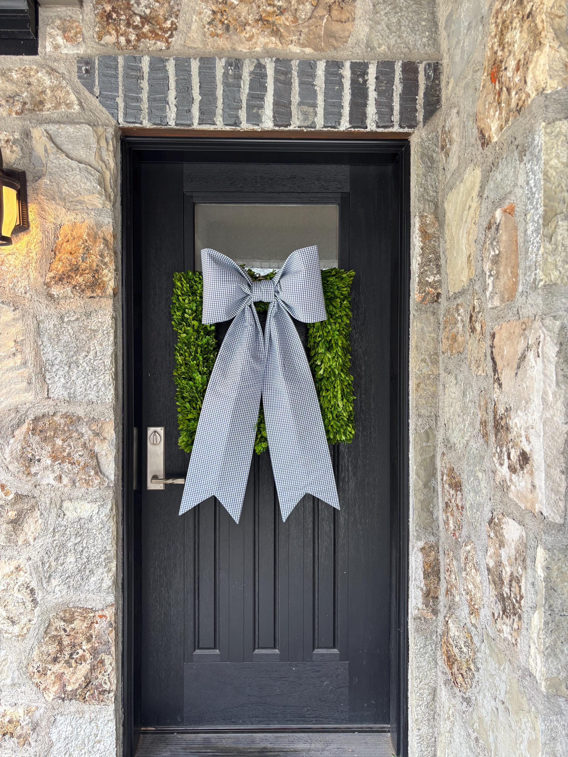 Summer Shore Gingham Bow